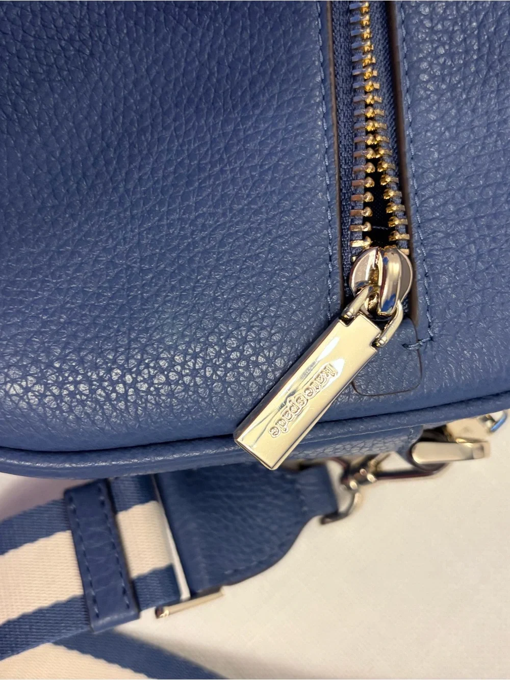 kate spade Navy Triple Crossbody Bag Set with Striped Strap